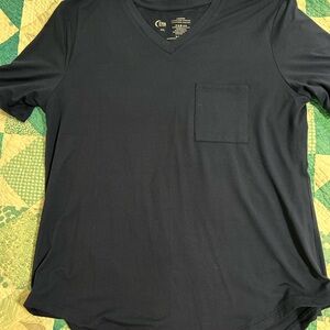 ZYIA Active Navy V-Neck Tee